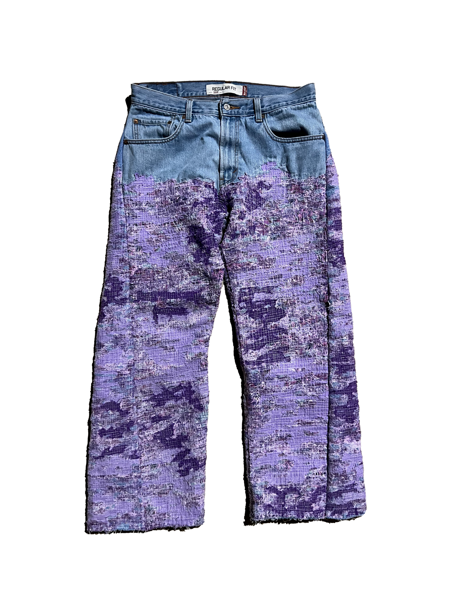 ZAVIERMADE Boro Jeans (Purple)