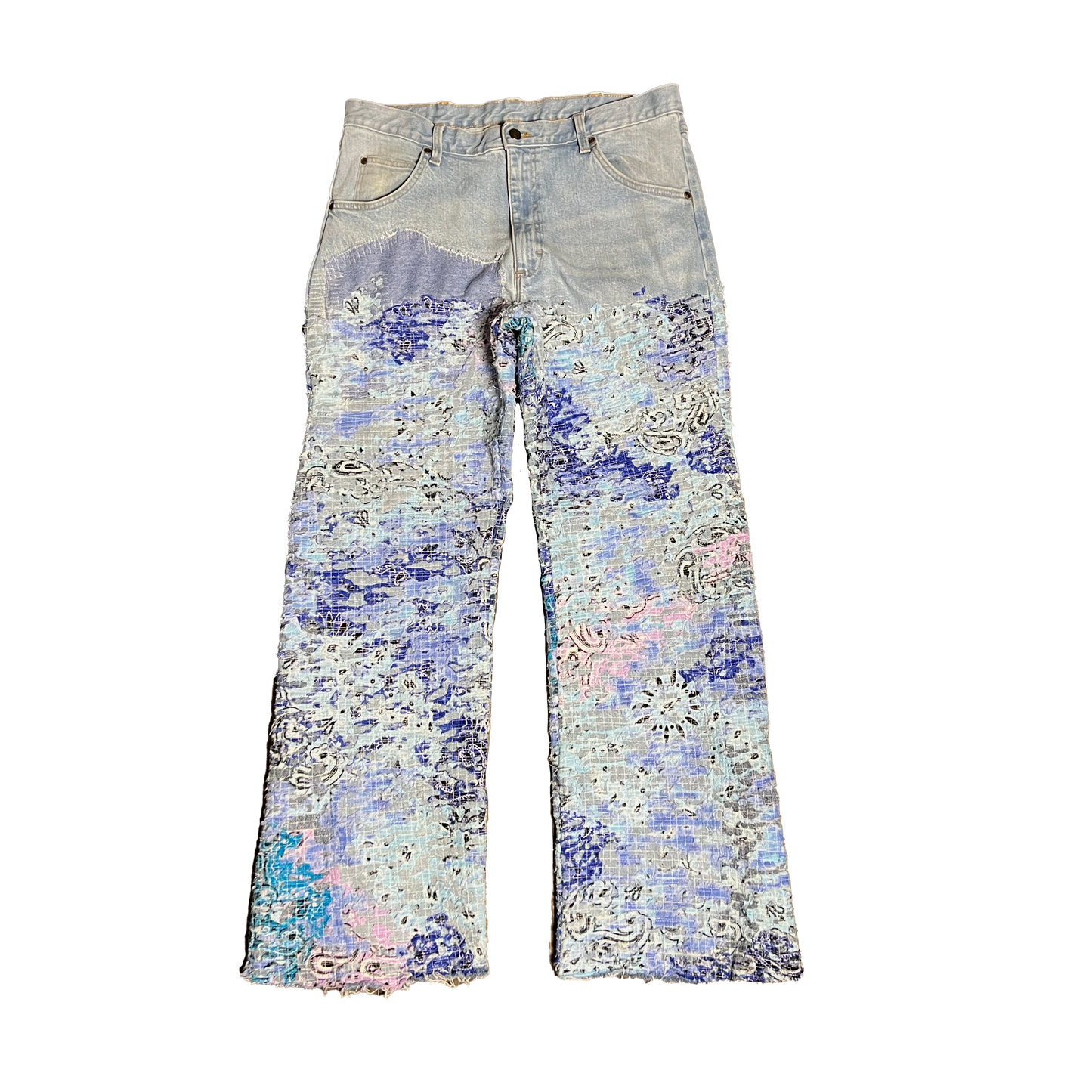 ZAVIERMADE Boro Jeans (Blue)
