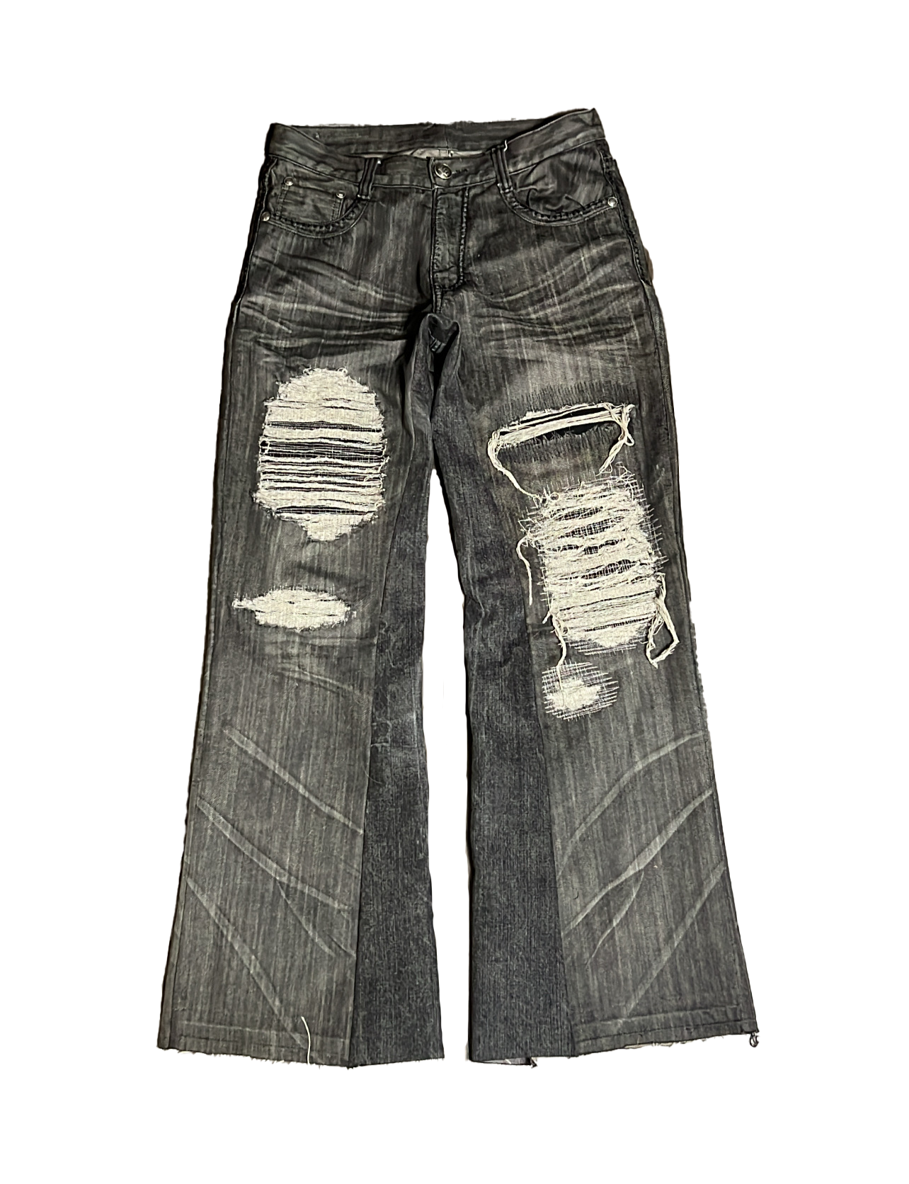ZAVIERMADE Boro Jeans (Grey)