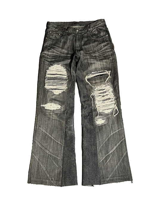 ZAVIERMADE Boro Jeans (Grey)